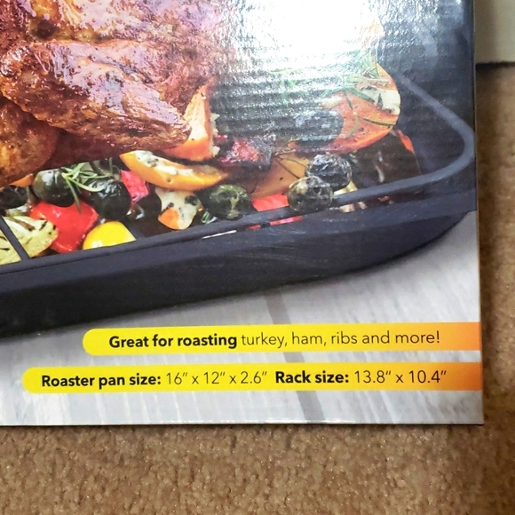Roaster Pan with Rack - Picture 2 of 4